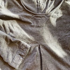 Coyuchi gray dress with pockets